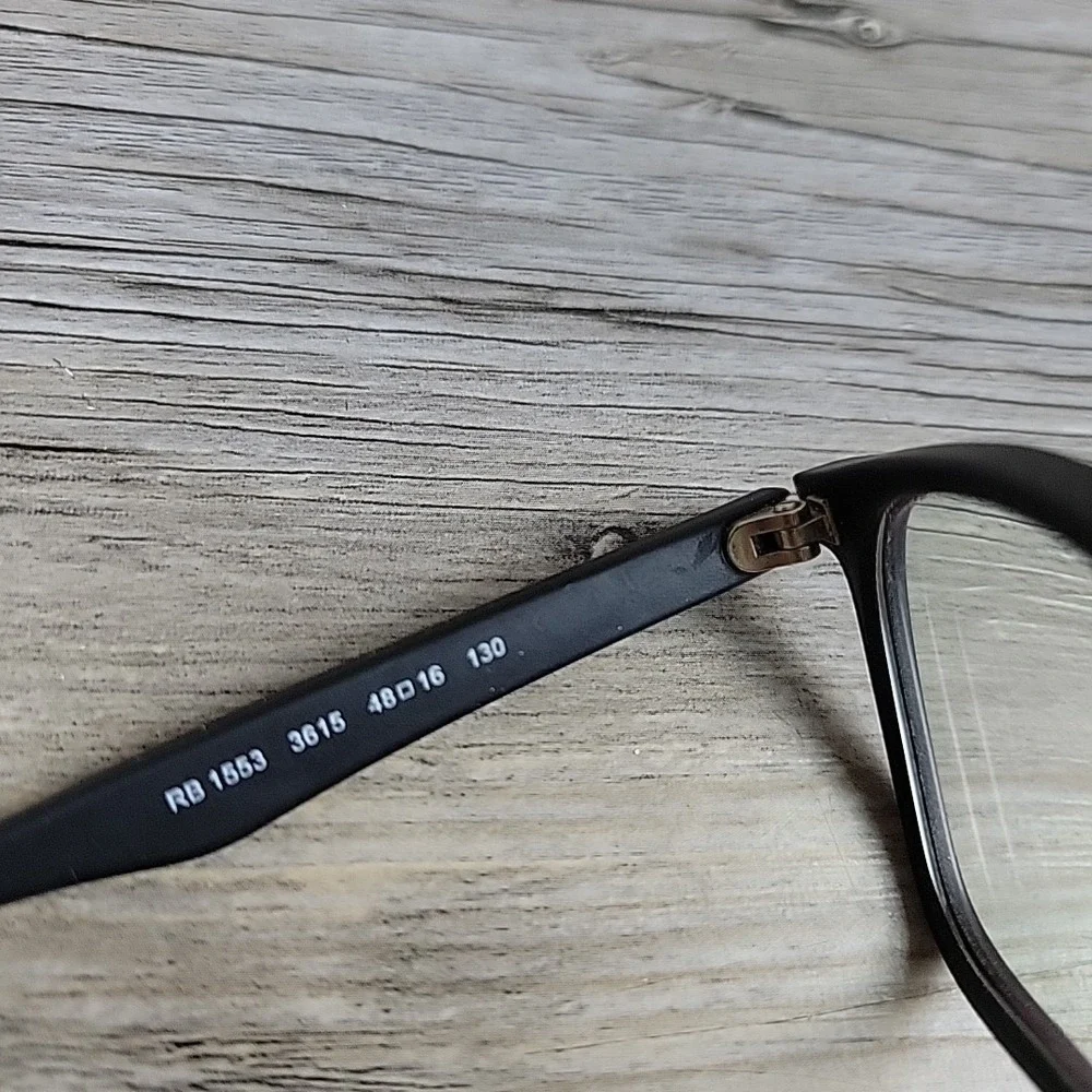 Ray Ban RB1553 3615 Youth Eyeglasses Matte Black FRAMES ONLY 48-16-130 Full Rim‎